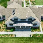 Aerial View of Home and Garden